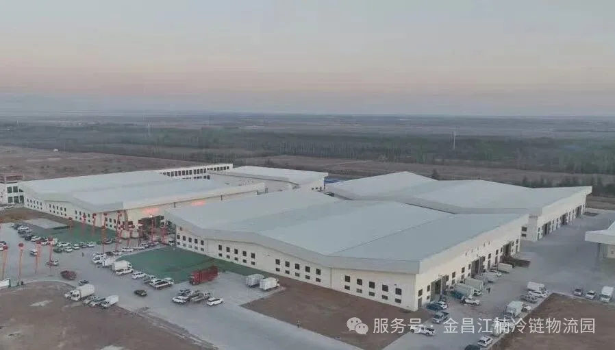 仓储园区全景航拍